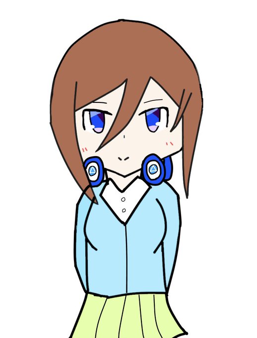 アニメと仮面ライダーが大好きな干し芋さんがTwitterに投稿した中野三玖(五等分の花嫁)のイラスト。