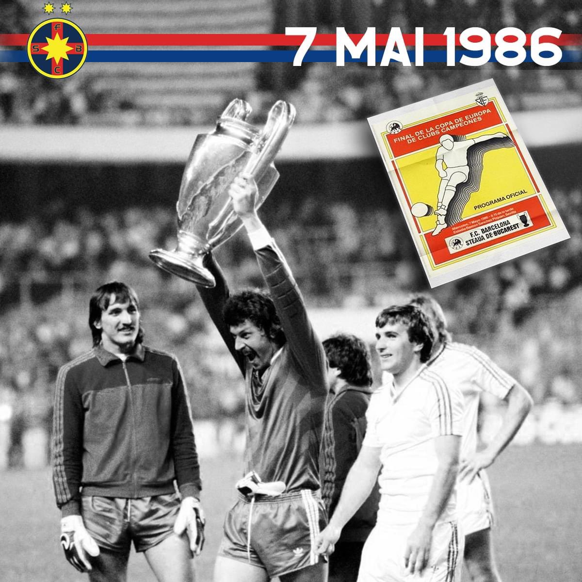 Steaua Bucuresti: 7 Mai 1986