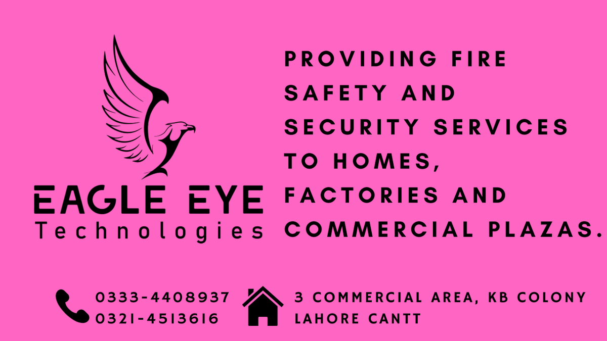 EagleEyeTechno4's tweet photo. #FireSafety #FireFightingSolutions #FireAlarm #Lahore #Pakistan #DHALahore #BahriaTownLahore https://t.co/yJIqfPwYK5