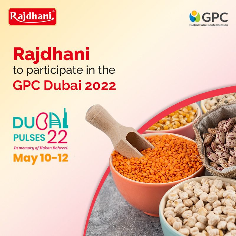 RajdhaniWorld's tweet photo. We’re excited to announce our participation in the Global Pulse Confederation Conference 2022. Tapping the global networking, and strategic business convesations around pulses post-pandemic, we will look forward to seeing you at the event.  

#GlobalPulseConfederationConference22 https://t.co/RcXMhzrNfl