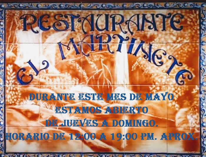 Ya es #primavera en #restaurante #elmartinete #riveradelhueznar #sannicolasdelpuerto #sevilla.
