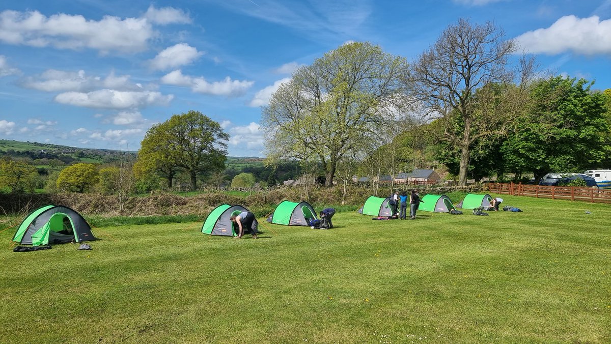 NGHSoutdoors's tweet photo. Bronze Practice: All teams set up at camp ready for their first day of navigation training πΊπ§ #bronzedofe #navtraining https://t.co/Z9mq9viLY1