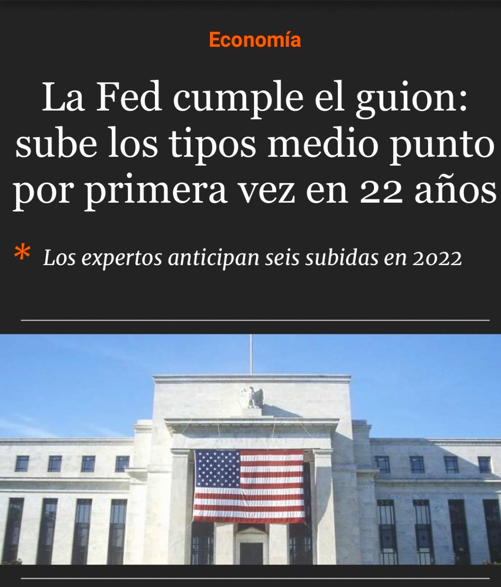 La Fed cumple el guion: sube los tipos medio punto por primera vez en 22 años

Fuente: elEconomista

#serviciosfinancieros #serviciosfinancierosmadrid #hipotecasmadrid #inmobiliariamadrid #comunidadmadrid #trading #crypto #venezolanosenmadrid #jdavidalonsolandaeta