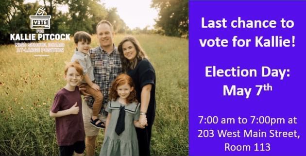 KallieForNac's tweet photo. This is it y’all! Election Day.

Get out and vote if you haven’t already — use your voice! https://t.co/Euwib9F0oe