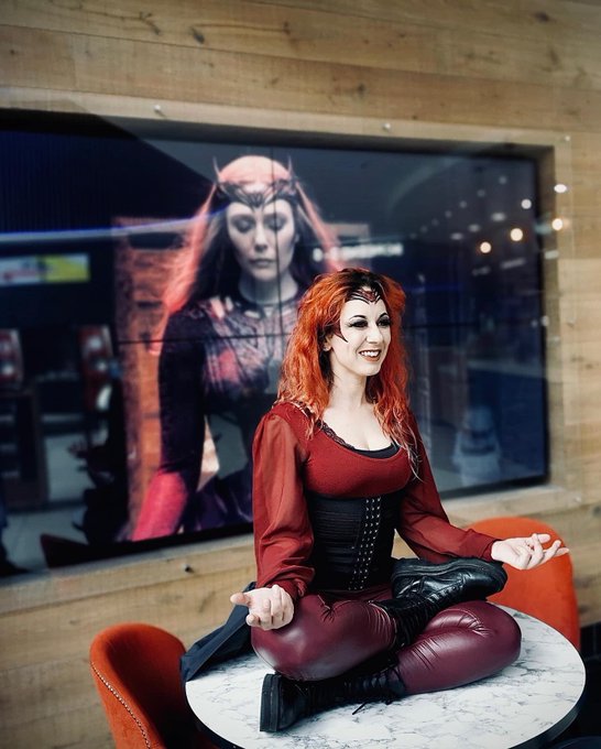 I felt Wanda-ful hahah #drstrangeinthemultiverseofmadness https://t.co/rtsNgWuLNa<a href="/tag/drstrangeinthemultiverseofmadness"class="tags">#drstrangeinthemultiverseofmadness</a>