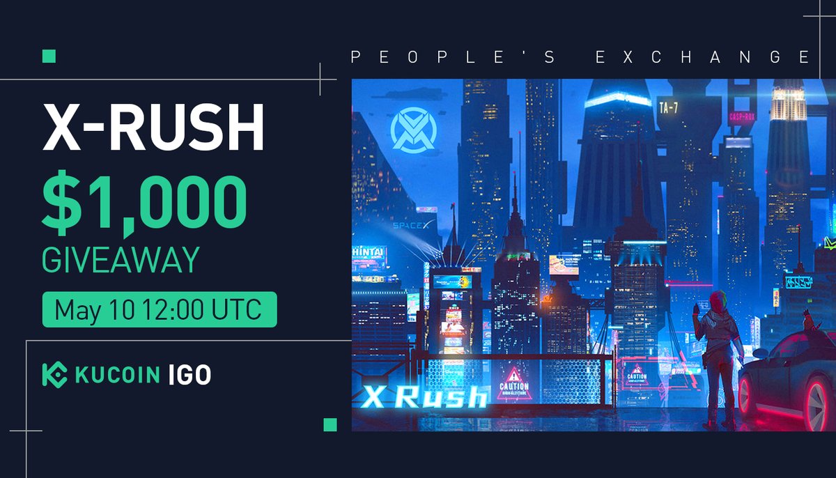 Are you ready for the @XRushio #IGO?

🌟 Limited Sale of 9⃣5⃣0⃣0⃣ NFTs 🌟

Join here: kucoin.com/spot-nft/proje…

💰 $1,000 GIVEAWAY 💰 

✅ Follow <a href="/kucoincom/">KuCoin</a> @XRushio 

✅ RT with #KuCoinIGO &amp; tag 3 friends

🎁 10 winners will each receive 100 $USDT