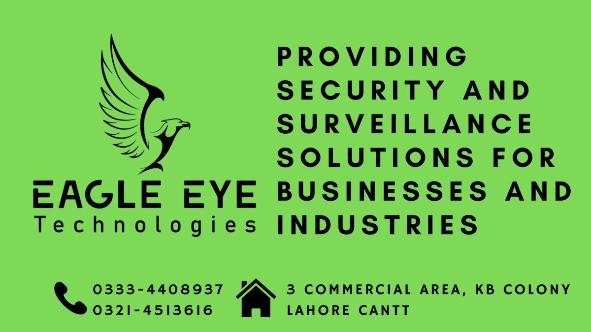 EagleEyeTechno4's tweet photo. #CCTVLahore #CCTVPakistan #Lahore #DHALahore #Pakistan #Technology #EagleEyeTechnologies https://t.co/XkSU8LgVi1
