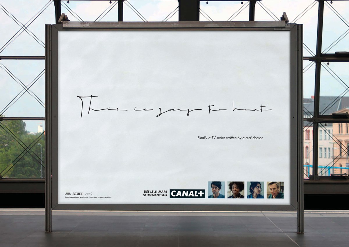 creapills's tweet photo. "Enfin une série écrite par un vrai médecin"

Pub pour la nouvelle série médicale "This Is Going to Hurt" sur Canal+ https://t.co/1gQkDLN3nI
