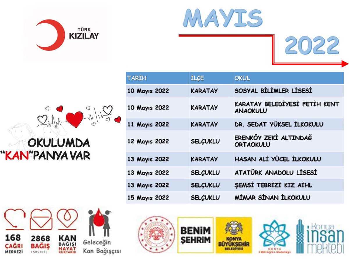 Okulumda “KAN”Panya Var. 

Bütün Can Dostlarını 10 Mayıs 2022 günü bekliyoruz. ❤️
<a href="/konyamem/">Konya İl MEM</a> <a href="/SeyitAliBuyuk/">Seyit Ali Büyük</a> <a href="/karatayilcemem/">Karatay İlçe Milli Eğitim Müdürlüğü</a> <a href="/samisagdic/">Sami SAĞDIÇ</a> <a href="/insanmektebi/">Konya İnsan Mektebi</a> <a href="/GevherNH_iHO/">GevherNesibeHatunİHO</a>