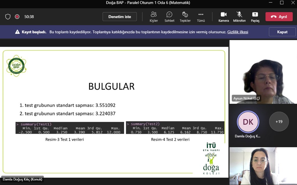 Azrafraarzu1's tweet image. 3. Uluslararası Doğa BAP Öğrenci Konferansı&apos;nın 1. Gün Matematik ilk oturumu tamamlandı. @aysunnuketelci hocama teşekkürler🌸🙏🏻 #doğamızdamatematikvar❤️
#DoğaBap #KüreselAmaçlar #HareketeGeç 
@DogaOkullari @undpturkiye @Doga_BAP