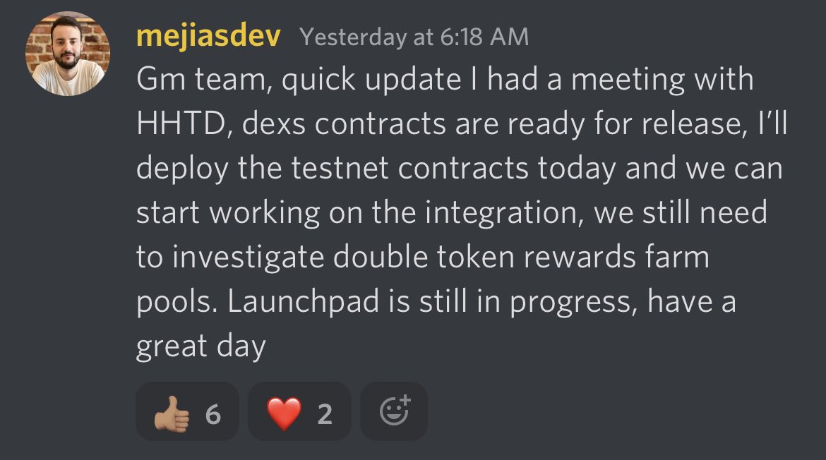 gm

<a href="/VaporDex/">VaporDEX🔺</a> is getting closer 🔥❤️

$VAPE @hhtd_dev