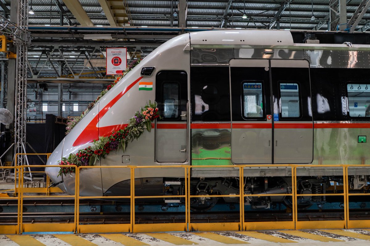 Amit77759481's tweet photo. #AlstomIndiaRRTS
the company was awarded the contract to design, build, and deliver 210 regional commuter and transit train cars along with comprehensive maintenance services for 15 years. https://t.co/XobsPVj9hH