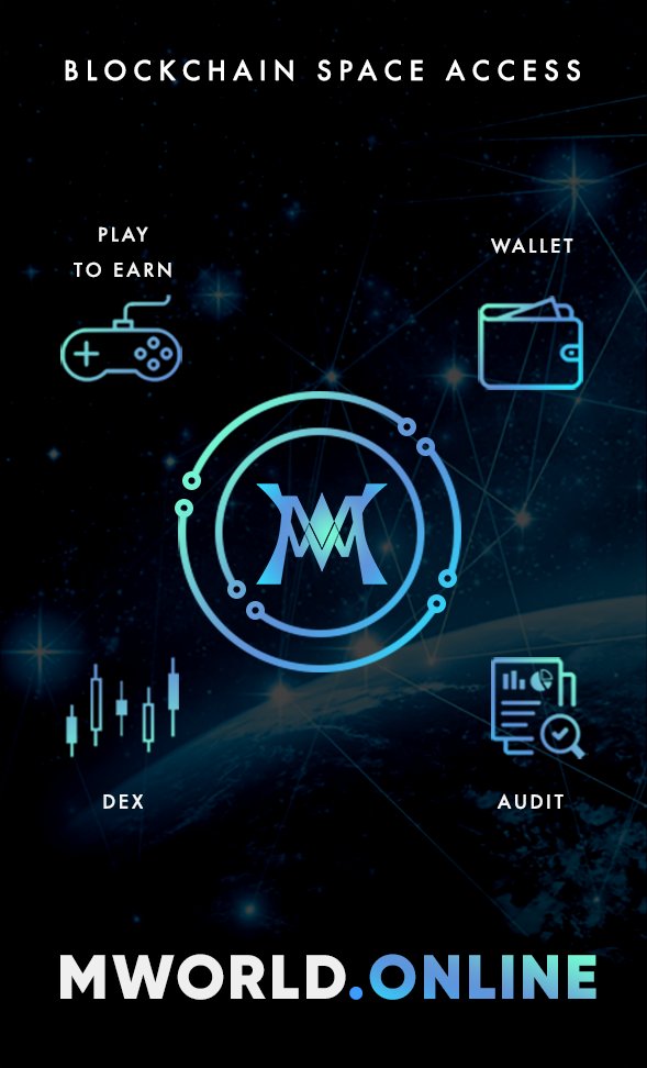 MWorld_Online's tweet photo. In the era of technology revolution 4.0, with only a smartphone connected to the Internet, MWorld will help you enter the crypto world, wherever you are in the world!
MWorld will launch new products: Game play to earn, Audit Project, Multi-Chain Wallet, Decentralized Exchange... https://t.co/nLKl37IK3Y