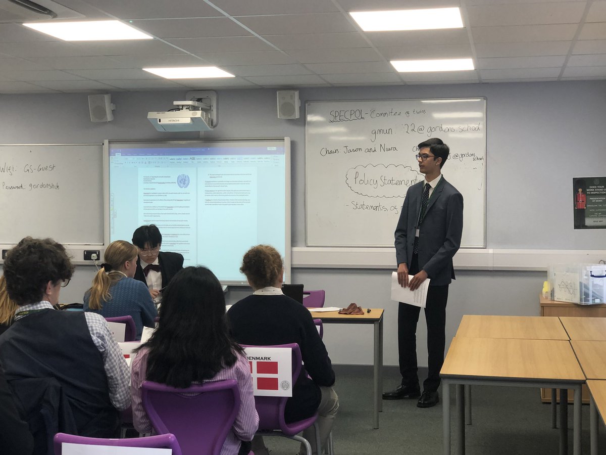 gordon_mun's tweet photo. GMUN off to a great and roaring start with very interesting debates! @GordonsSch #Modelunitednations #MUN #GMUN #Debate https://t.co/3GuCzqrZHf