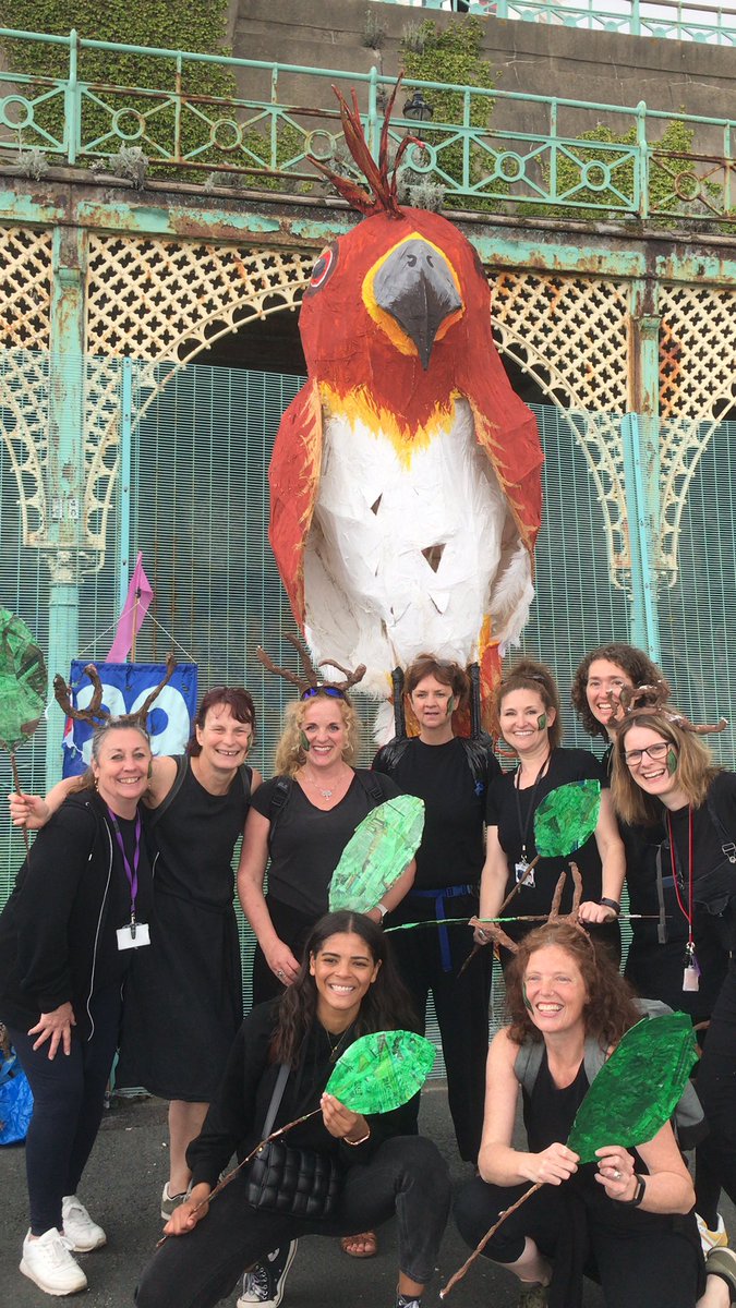 Look at our amazing team of dedicated staff! Along with the children they danced and sang the whole way round the parade! Thanks everyone who was there!