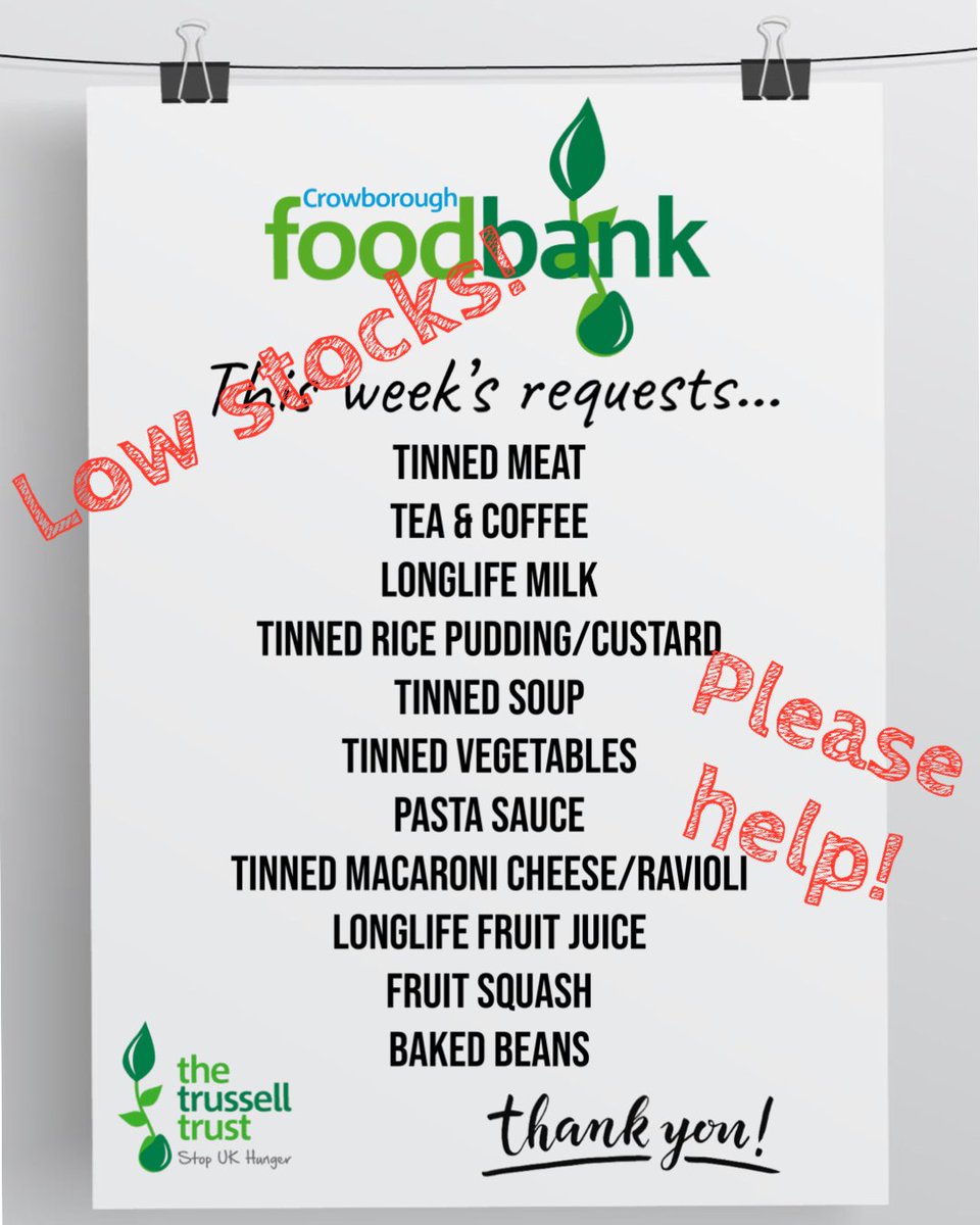 Crowborough Foodbank tweet media