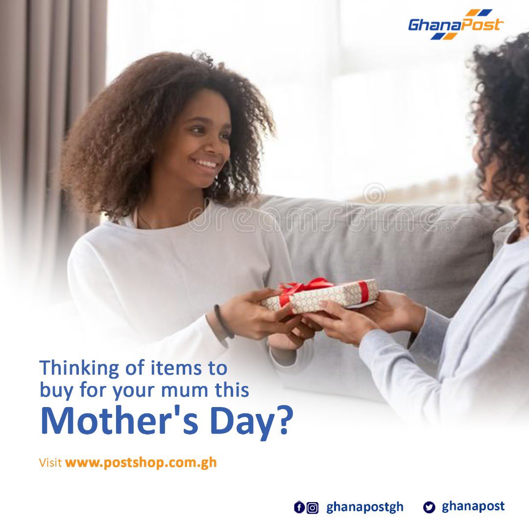 ghanapost_'s tweet photo. Are you thinking of items to buy for your mum this Mother's Day?
Visit https://t.co/NP3BMvUpbP.
Choose from our wide range of items. We will deliver to the doorstep of mama.
#GhanaPost #MothersDay #MothersDay2022 #MothersLove #CourierServiceExpress #24HrsDelivery #Speedlink https://t.co/y7OOkXVgfb