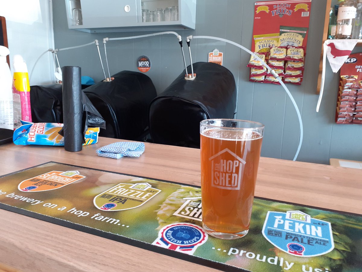 AlastairPKerr's tweet photo. On the @drinkmoorbeer Illumination on cask @TheAngryParrot1 a beautiful pint and @tinyrebelbrewco  @WildBeerCo on the stillage also @CampaignforPubs @CheltenhamCAMRA #Goodpub #Goodbreweries #Cheltenham https://t.co/v4j3VLDrBN