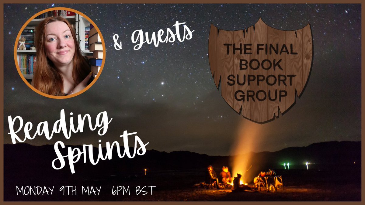 Final_book's tweet photo. 🏕️THE FINAL BOOK SUPPORT GROUP MONDAY SPRINTS🏕️

On @Stephloves4 channel - Monday 9th from 6pm BST. 

https://t.co/52mSLGEFEM https://t.co/NkykxdIEZa