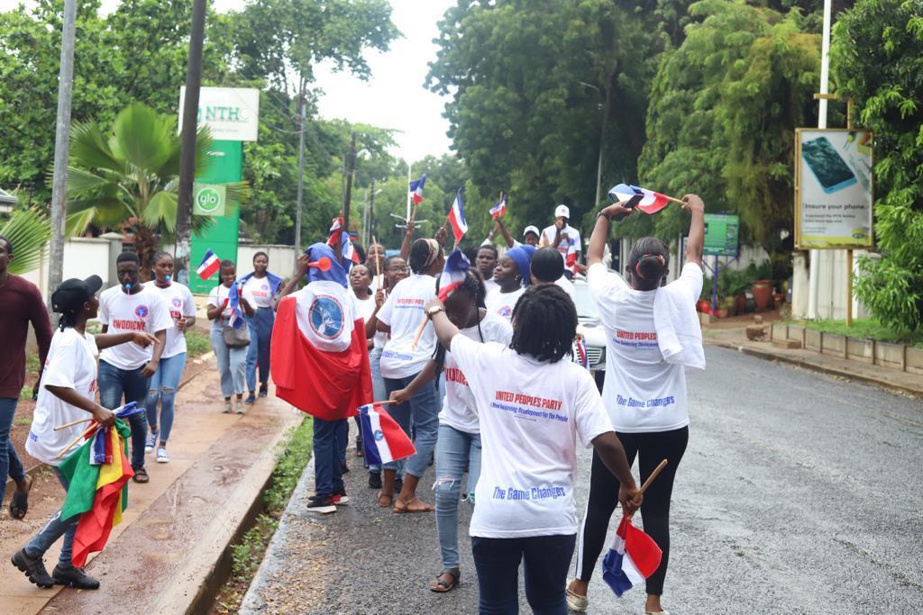 uppofficial__'s tweet photo. The unveiling of our Party’s running mate yesterday was met with joy and enthusiasm from the Party members. #ScenesfromUPPRally
#Shecometh
#Wodi3nie
#GameChangers
#KaaaKpokpo
#Wɔntsakemli
#Agbenaa
#GijPolcom2022
#SimulatedCampaign https://t.co/kmViDHZNbE