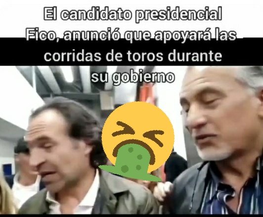 Laburritaisa's tweet photo. #NoFico A la pregunta ¿como Presidente apoyará la ley #ColombiaSinToreo? ya Colombia sabe que #FicoApoya las PRÁCTICAS DE CRUELDAD EN CONTRA DE LOS ANIMALES Ya que su linea es "favorecer los emporios capitales con sudor de l's Colombian's #FicoViolenciaTaurina para Colombia https://t.co/W6HqVsyAiJ