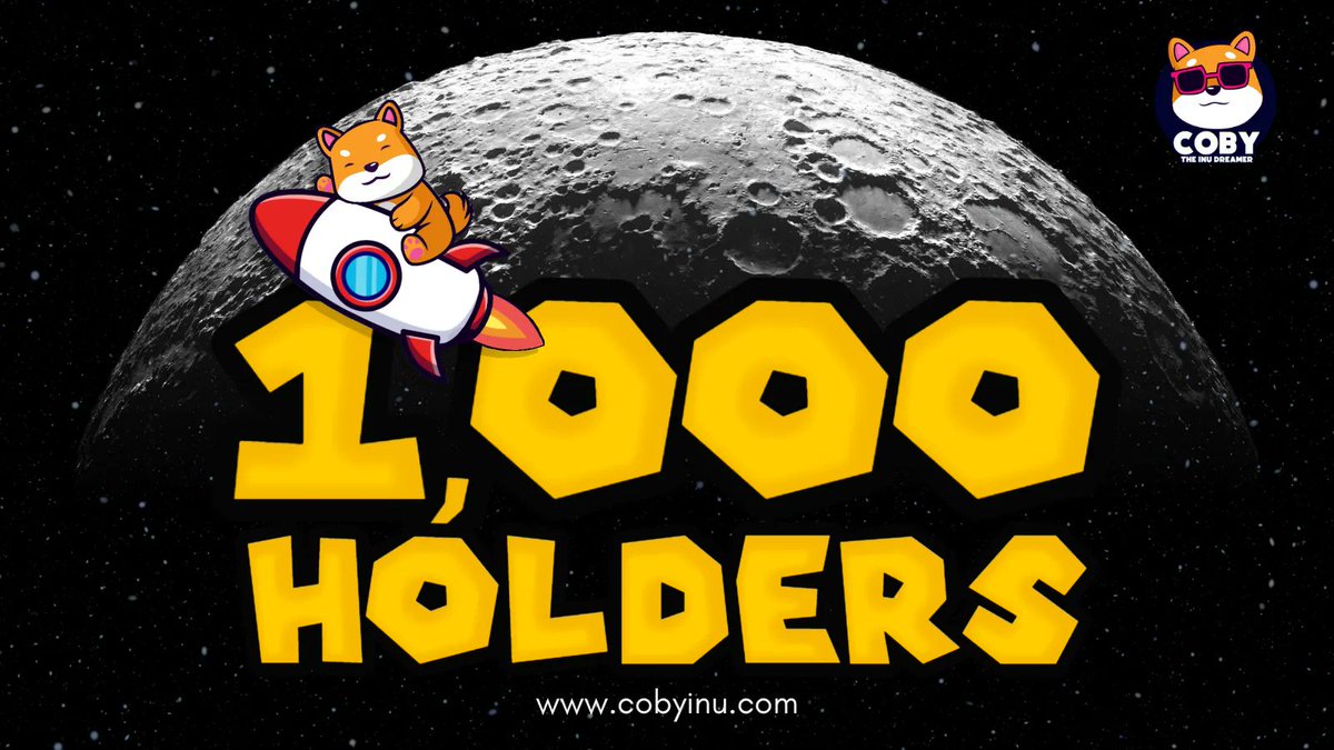 COBYINU's tweet photo. 🎉🔥 FIRST MILESTONE ACHIEVEMENT UNLOCKED 🔥 🎉

Now, we can easily apply for CG and CMC listing🔥

Just keep on supporting and believing, we can make it to success together ❤️ https://t.co/2jfx5Bh1NL