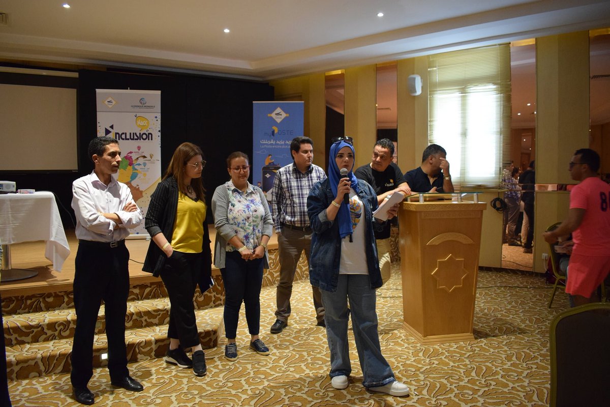 Poste_Tn's tweet photo. Lancement du 2ème hackathon #HACK4INCLUSION organisé par la Poste Tunisienne en partenariat avec la Banque Mondiale.
➡️ Du 06 au 08 mai 2022 à sousse.
#Hack4Inclusion
#PosteTn
#BanqueMondiale https://t.co/o2NVCHEWbq