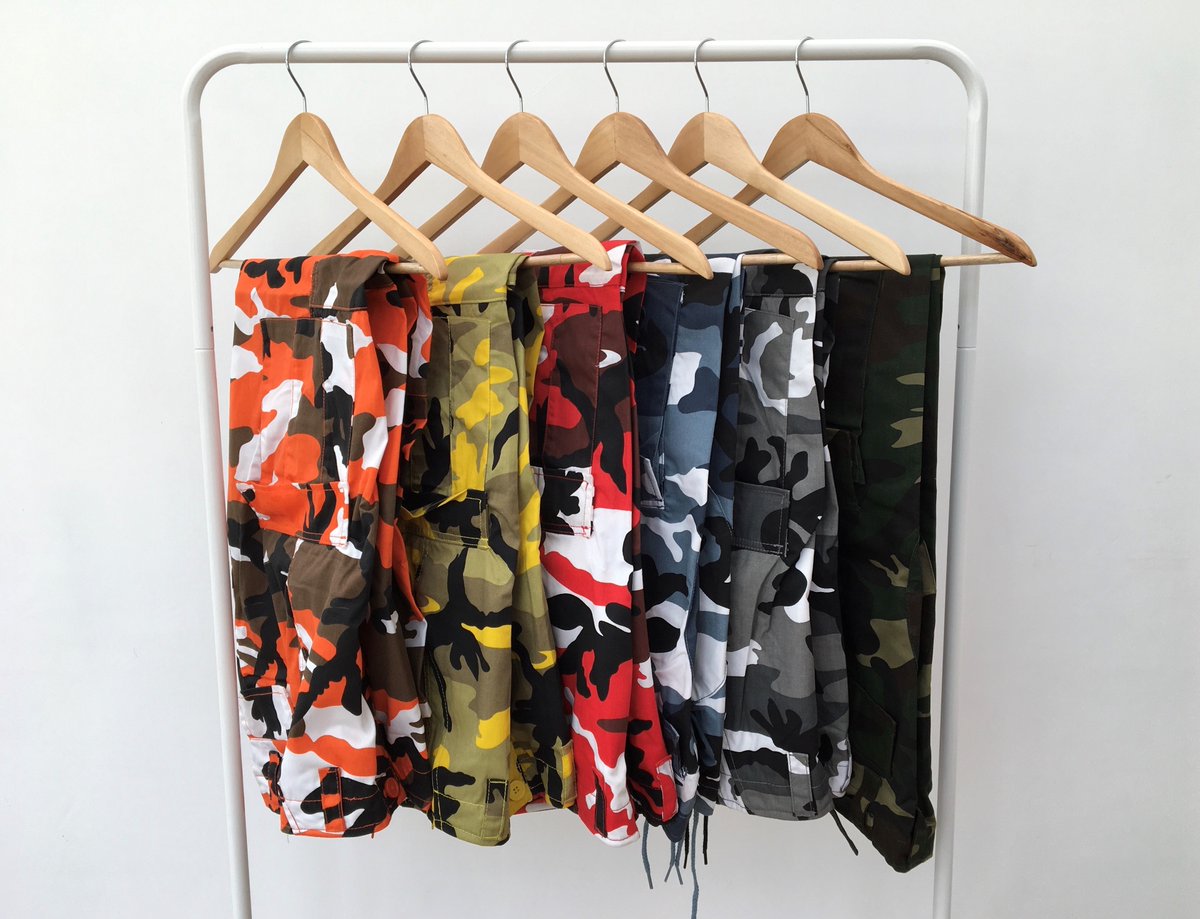 DollarJeans's tweet photo. Check out our colourful camo trousers. Available in multiple colours, you're sure to find a fit that suits you! Find more like this at our online store: https://t.co/3DUTPmWi75 https://t.co/Q6KqknH8zj