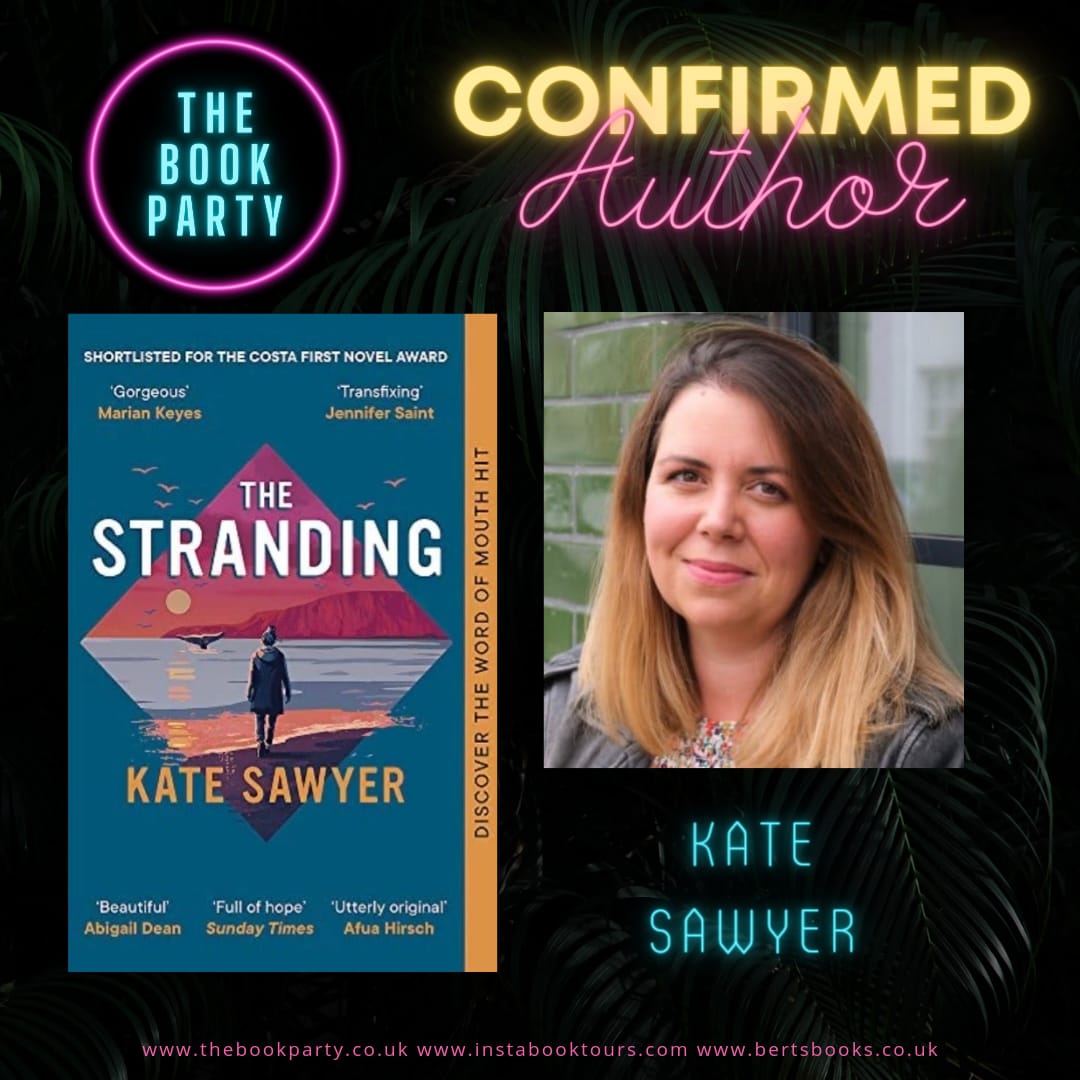Shortlisted for the Costa First Novel award, the amazing @KateSawyer will be at #TheBookParty on July 16th! 🌴🍸🐋 #TheStranding Deep breaths everyone, there are 3 more exciting announcements to come tomorrow!📚
BOOK YOUR TICKET NOW!
thebookparty.co.uk