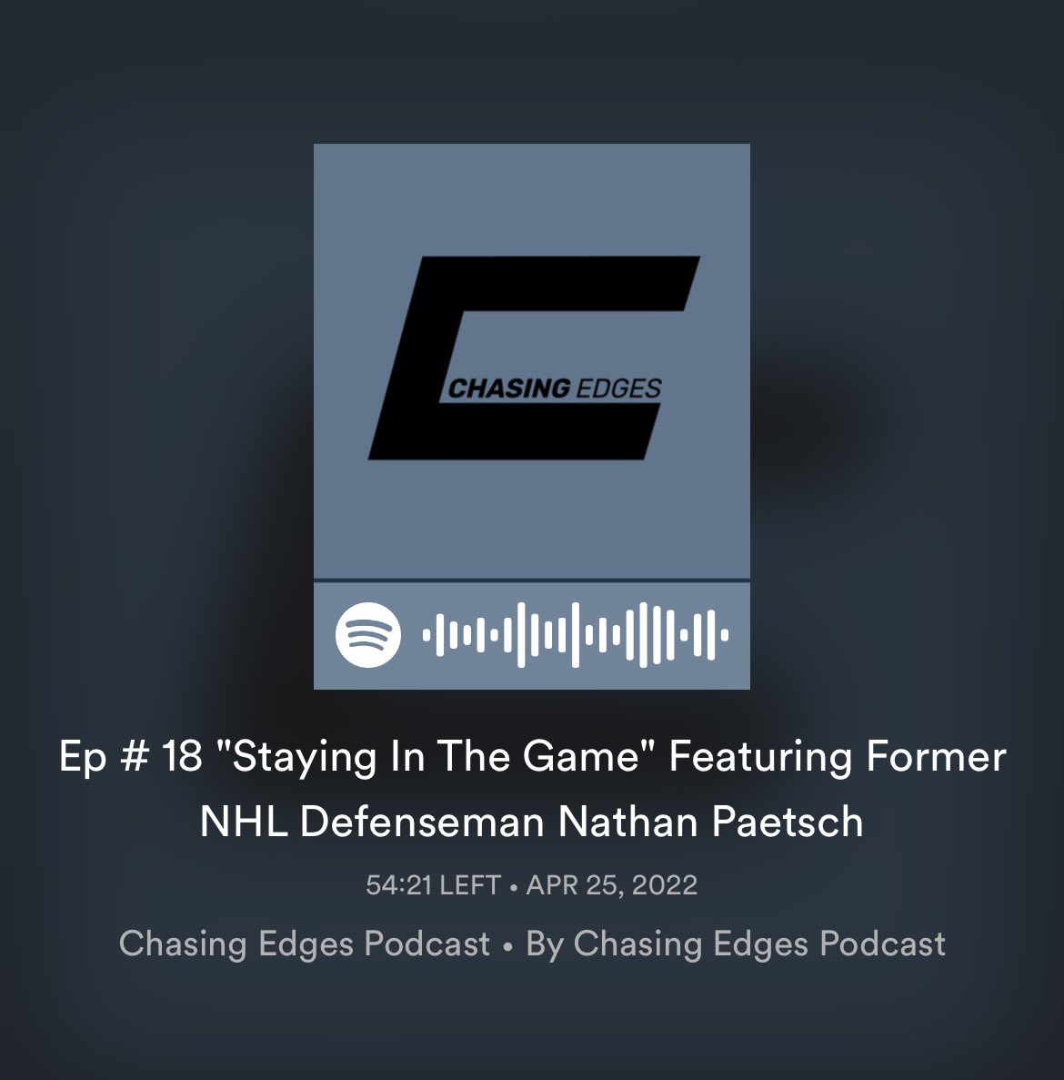 RussPT's tweet photo. Starting off the morning with @ChasingEdgesPod! @Natevank19 https://t.co/B1puOQPwTt