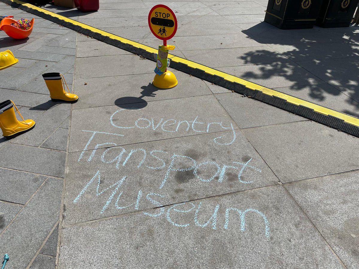 CovMuseumsLearn's tweet photo. Our #Playhem takeover is ready to go at Coventry Train Station today for their family day celebrations. Our wonderful Learning Assistants from @CovTM are ready to engage families with open ended and creative play. The whole day is completely FREE 🤩 @HeartCRP @HighlySprung https://t.co/QwCO1NlOzN