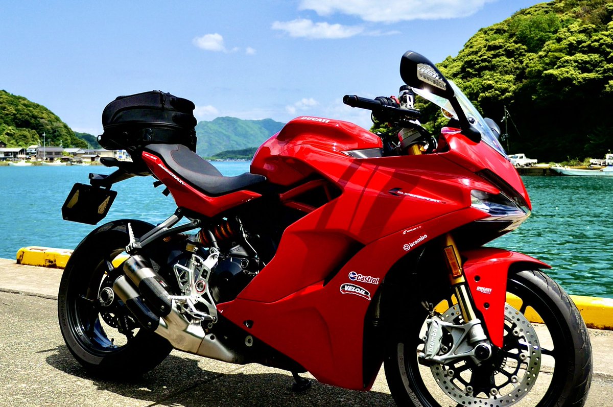 MarvellousRider's tweet photo. 美山からノリで福井までツーリング！
無事帰宅しました。
なかなかの長距離ツーリングで腕が終わった… https://t.co/uOidw4r7Mx