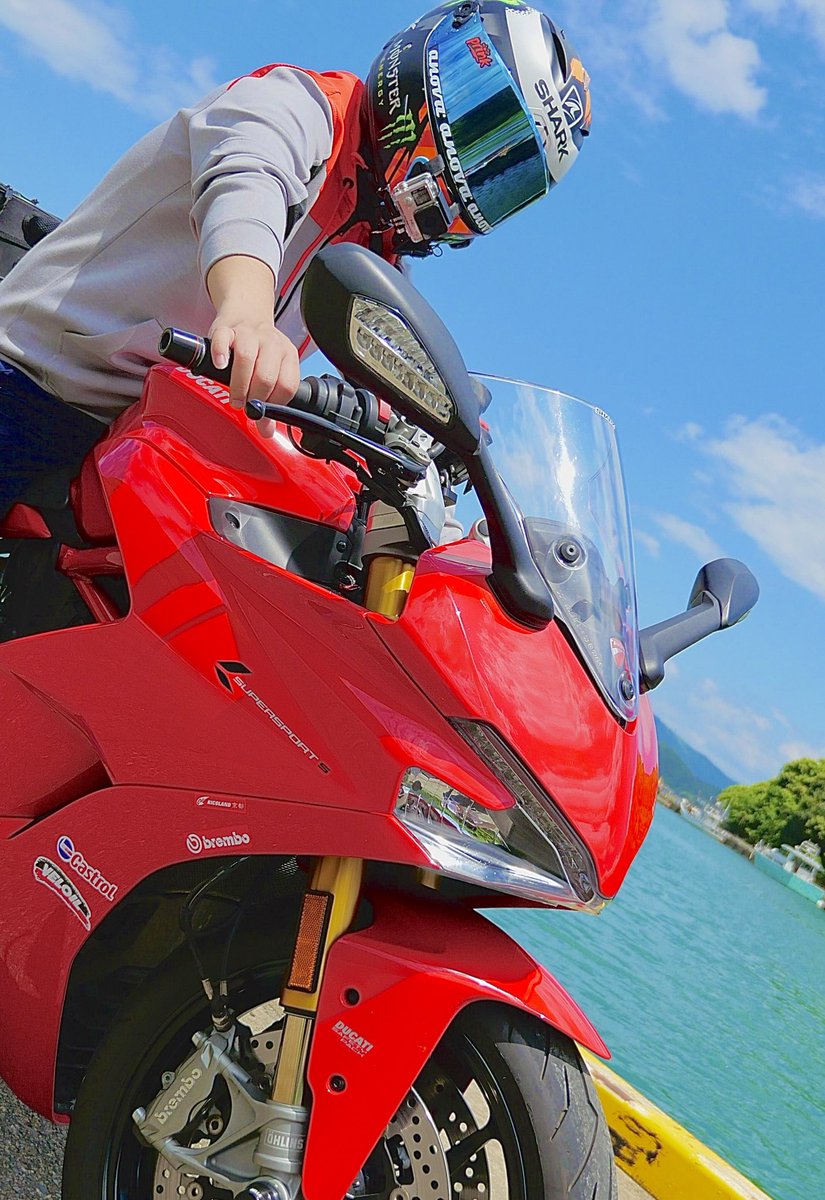 MarvellousRider's tweet photo. 美山からノリで福井までツーリング！
無事帰宅しました。
なかなかの長距離ツーリングで腕が終わった… https://t.co/uOidw4r7Mx