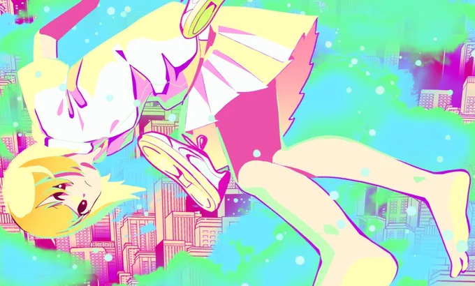 【お知らせ】カレイドスコープ/ Generation Gapイラストでお手伝いしました!アニメもいっぱい描いたよ曲本当に可愛いのでぜひ!!拡散いただけると嬉しい…! #VocaDuo2022  #ボカデュオ   
