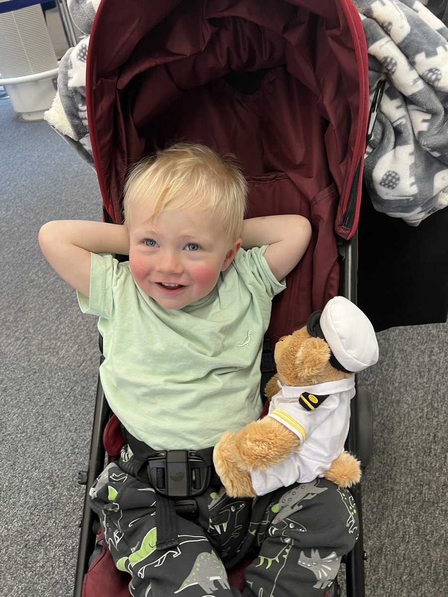 Captain Ted and Captain Teddy are so excited to be back on Iona for the second time!! Happy 2nd birthday Ted! 💙 🚢 <a href="/pandocruises/">P&O Cruises</a>