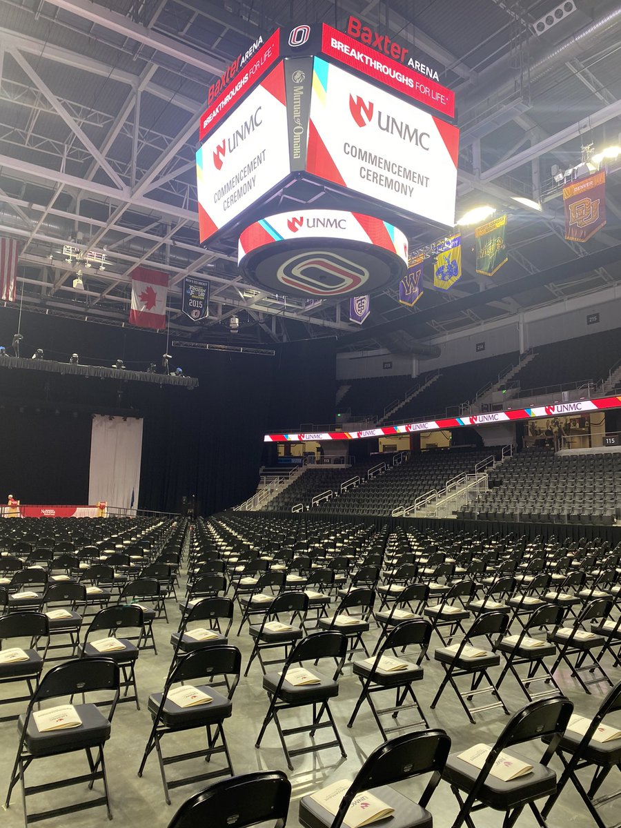 BaxterArena's tweet photo. Itโs @unmc commencement day! โ๏ธ
We are excited to welcome @unmc graduates to Baxter Arena! ๐๐จโโ๏ธ๐ฉโโ๏ธ๐
Click ๐'s below for commencement information:
๐@unmc
๐ช8:00 AM
โฐ9:00 AM
๐ https://t.co/8XEKQcyk0Aโฆ
#UNMCGrad | #BaxterArena https://t.co/z9yy2Nh5Ka