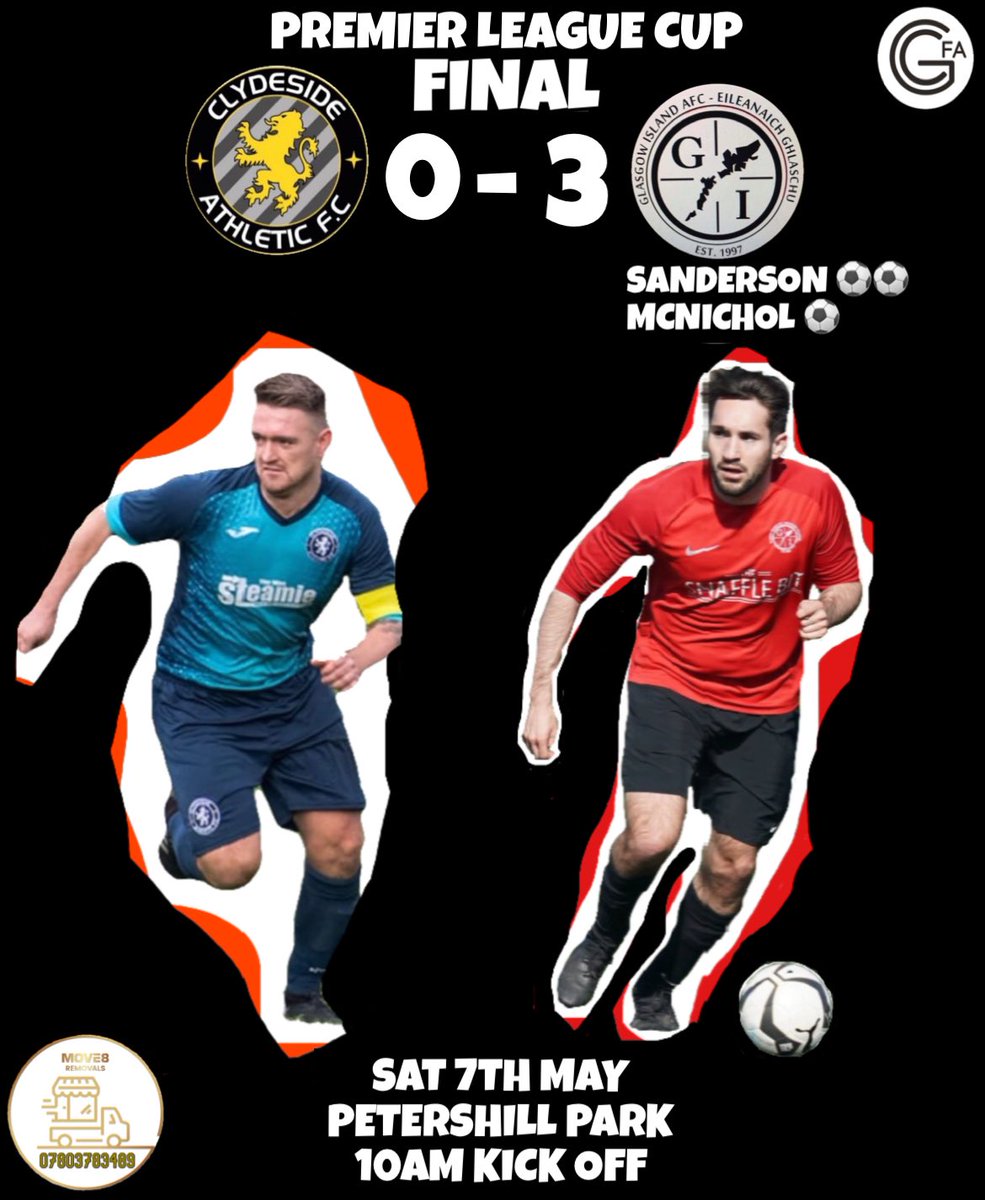 🏆 GLASGOW ISLANDS 🏆

CONGRATULATIONS TO PREMIER LEAGUE CUP WNNERS <a href="/GlasgowIsland/">Glasgow Island AFC</a> 

@move8removals