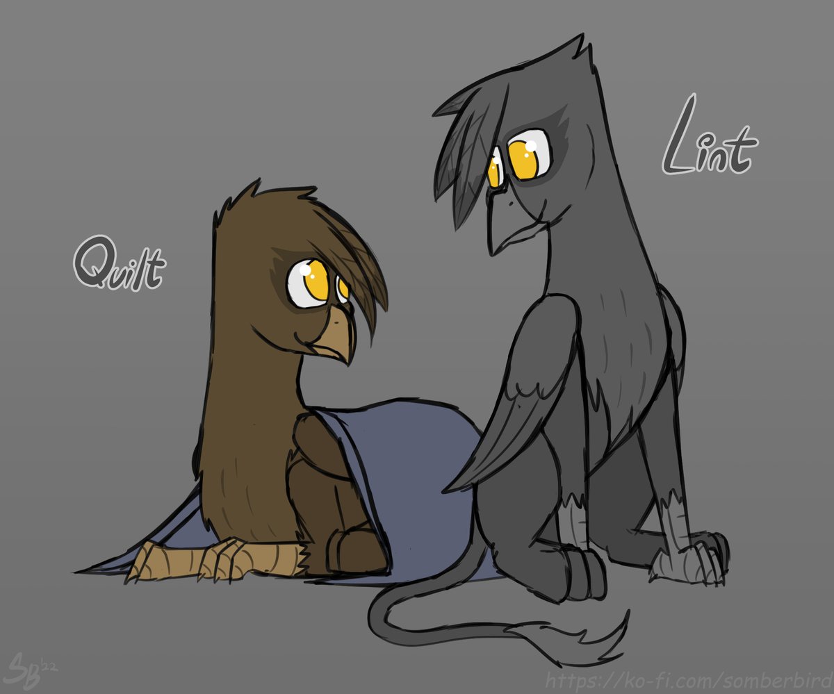 S0mb1rD's tweet photo. Cute twin birds.

I'm always open for commissions.
https://t.co/FguntuRdq2

#griffon #gryphon #griffin #commissionsopen https://t.co/mD09qIuKny