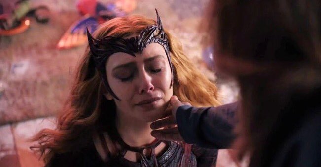 turquoise_lilyc's tweet photo. #MultiverseOfMadness spoilers
.
.
.
.
.
.
.
.
.
.
.
the other wanda saw her other self terrorize her kids and had her possess her body to do unspeakable things and she STILL was the only one who understood our wanda and showed her kindness and comfort MARVEL AGAIN MY TERAPY WHER— https://t.co/PBaDL16p7P