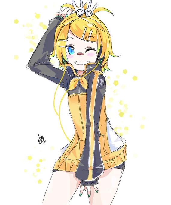 おかえリンちゃん。
スタイリッシュエナジー⭐️
#鏡音リン 