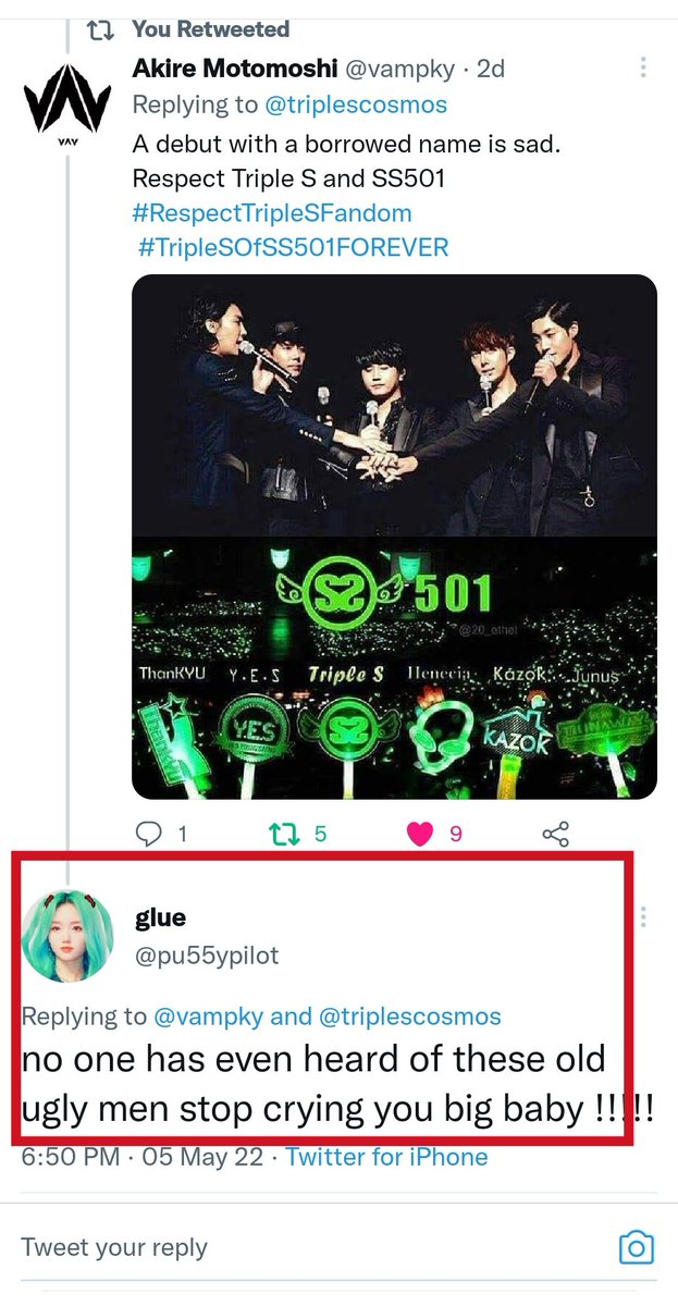 SS501xTS_Trends's tweet photo. Massive report to this account:
@ pu55ypilot & her tweet ⤵️ https://t.co/CfilPulDTM
#TripleSxSS501
#RespectTripleSFandom https://t.co/dfQrGcv0iC