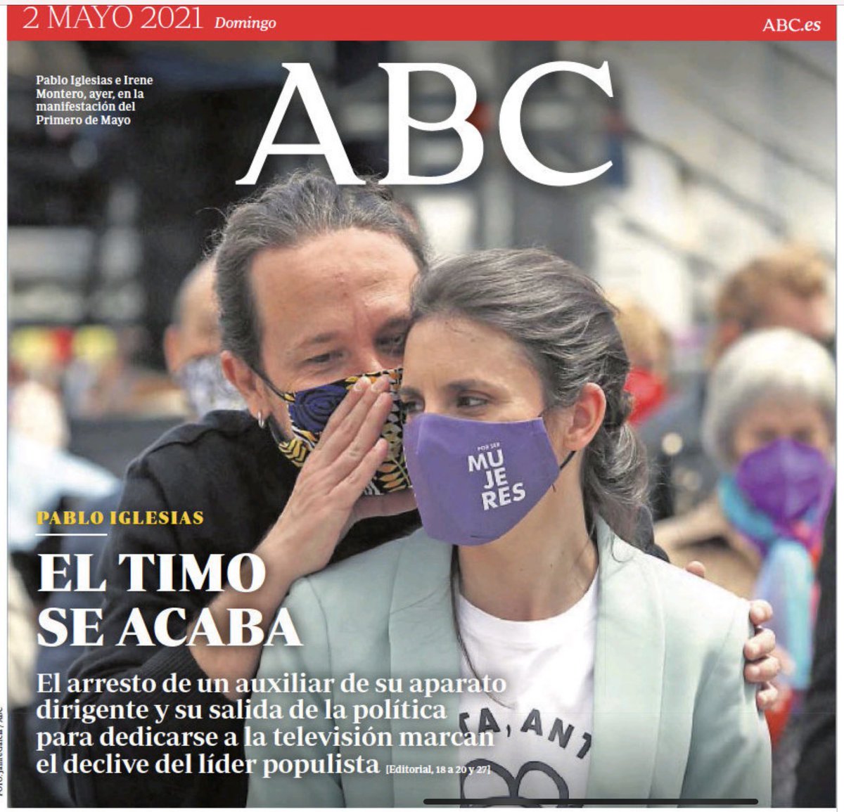 delilop57's tweet photo. @rosamariaartal Si necesita hacer terapia q pague psiquiatra,la inquina q guarda a Pablo es de tal calibre q ni ese profesional se la cura
Dice que sus colegas se autocensuran,solo hay q ir a las hemerotecas para desmontar su examen de conciencia,si el periodismo es esto,q lo detengan q me apeo https://t.co/DYZh7VUY2d