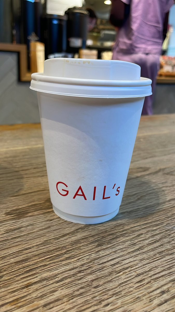 ClaudiaSim5's tweet photo. @GAILsBakery Nothing like a Gails… be it daily from locals - SJW and Hampstead - or today’s venture across the river to Clapham #oatmilkcappuccino #gails #savedme https://t.co/7Hk63was5P