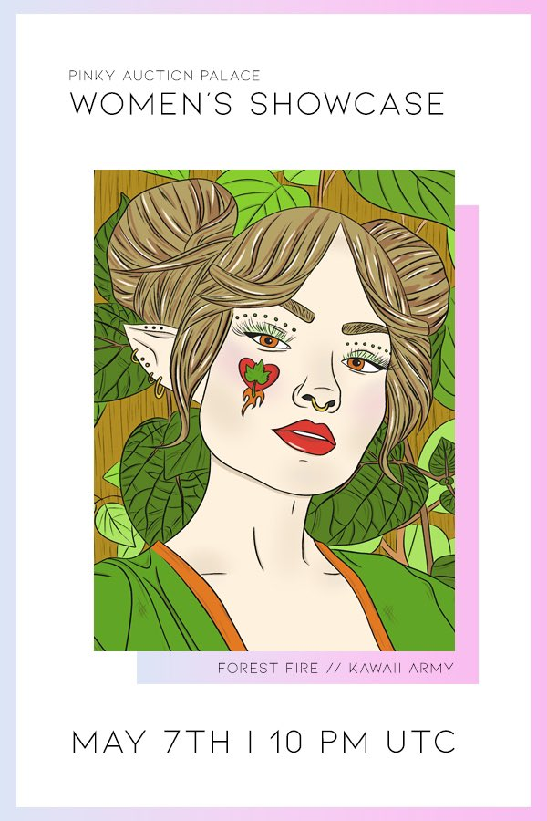 "Forest Fire" by <a href="/KawaiiArmyNFT/">Mia</a> 
🍃🔥

Available today @ 3pm PST / 6pm EST / 10 pm UTC at the <a href="/pinkyswearNFTs/">Pinky Swear💗🤬</a> auction palace! 

Kawaii Army Wya?! 

$ftm #fantom #ftmnft #fantomnft