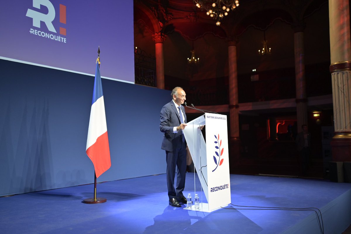 ZemmourEric's tweet photo. Assumons de faire de l’identité une priorité, mais défendons avec force le reste de notre programme, sur l’école, sur le coût de la vie, sur le travail, sur la fiscalité, sur le numérique, sur l’écologie, et sur tout le reste.

#ReconqueteLegislatives https://t.co/JaeJuZZdwS