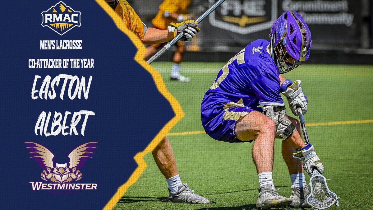 Colorado Mesa's Jed Brummett and Hunter Holcomb join Westminster's Easton Albert as the #RMACmlax Co-Attackers of the Year! #EverythingElevated