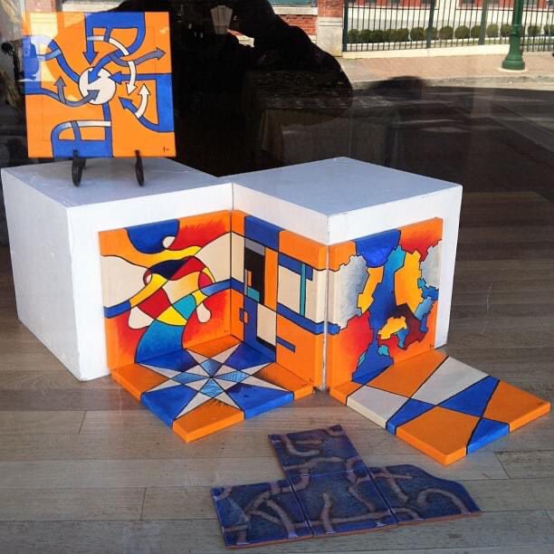 My gallery window display back in 2013.