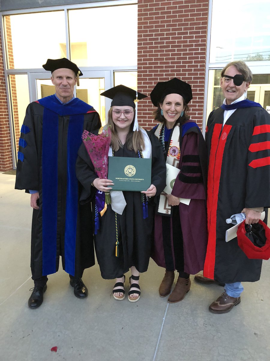 NSUHistory's tweet photo. Congratulations to #NSUOK History and Social Studies Education graduates 2022 🎓! #GoRiverHawks! https://t.co/JF1OE2kFSN