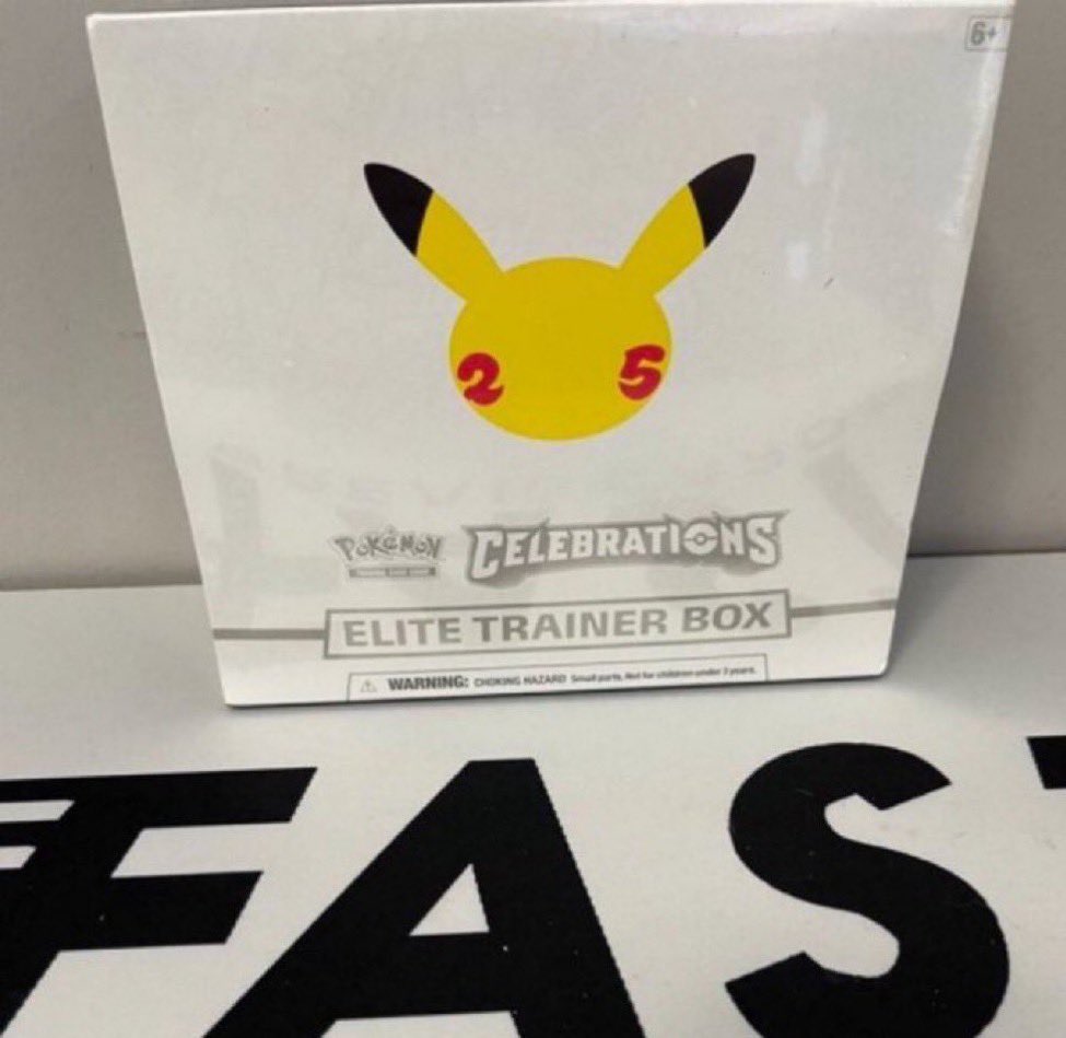 FastBreakCards's tweet photo. 🔥 FBC Fire Freebie #423🔥

Cost: FREE - Free S&amp;H

Pokémon 25th Celebrations ETB

When does it end? May 15th, 2022 @ 3 PM (ish) Eastern.

Follow, Like, Retweet to be entered. (Must be established &amp; maintained)

Only reply to @FastBreakCards regarding giveaways. https://t.co/vaAIRDpCGV