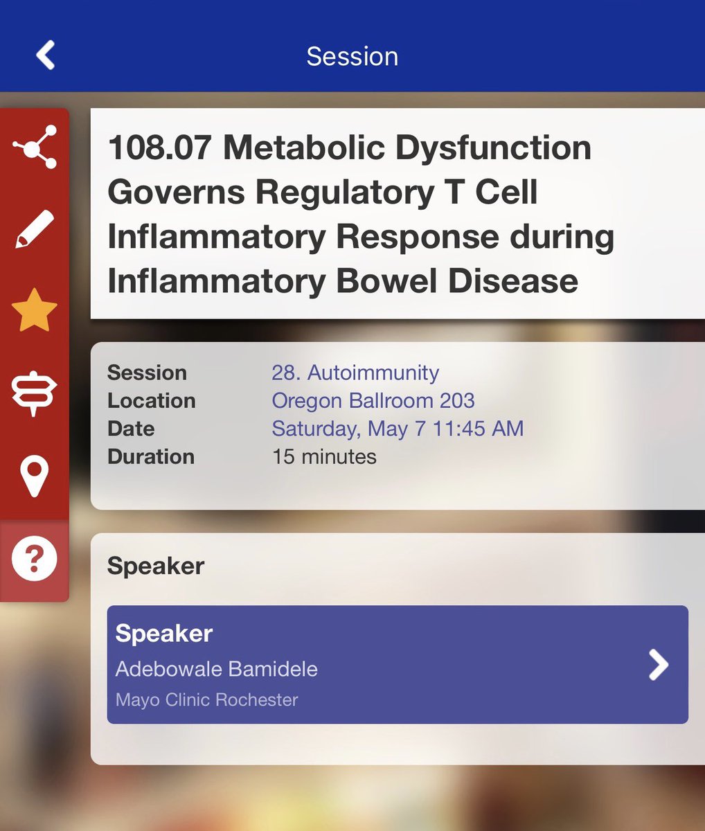 Are you at #AAI2022? @WaleBamidelePhD is giving a talk on T cell metabolism and intestinal inflammation Sat: 11:45 am, room 203! #AAI #immunometabolism #Immunology2022